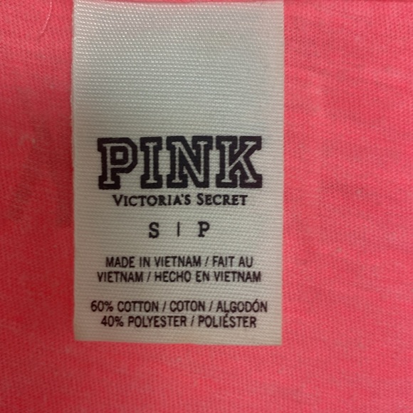 VICTORIA SECRET /PINK !!! THIS SHIRT can be DAY or NIGHT 💤💤 GLITTER LETTERS 🐙 - Picture 3 of 6